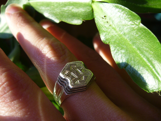 [BG502] Bague Touareg Huit - Reglable