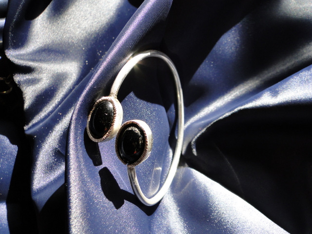 [BR611] Bracelet Touareg Regard Agates