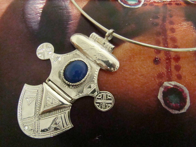 [CL420] Collier Touareg Balance Bleu