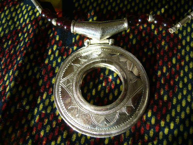 [CL201] Collier Touareg Eclipse Argent