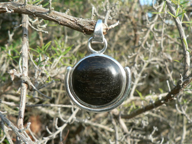 [PD201] Pendentif Touareg Ebene Elipse