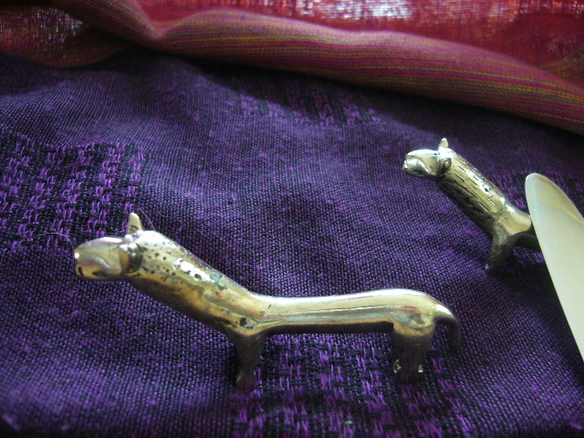 [AT504] Porte-couteaux Argent Touareg Tigre