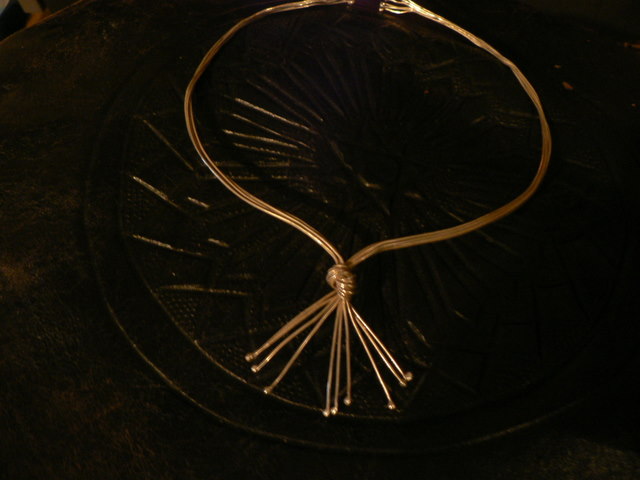 [CL107] Tour du Cou Touareg Argent  tiges