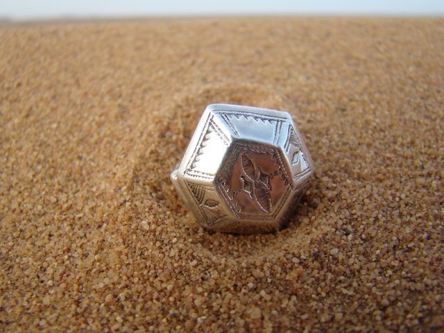 [BG503] Bague Hexagonale - Reglable