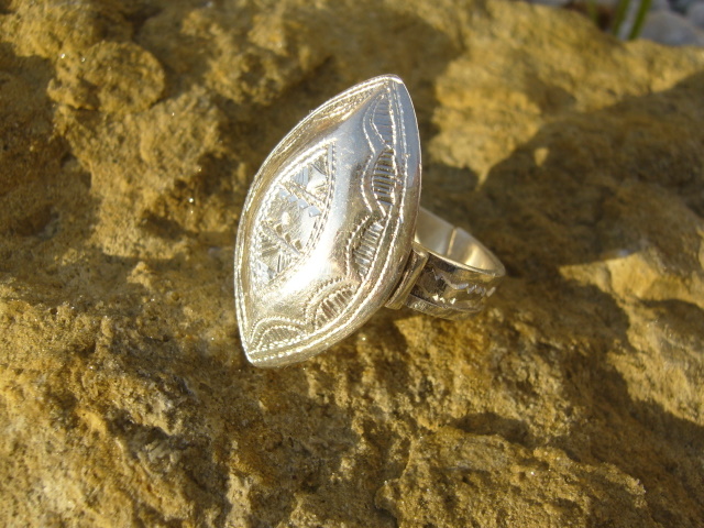 [BG112] Bague Touareg Ecusson