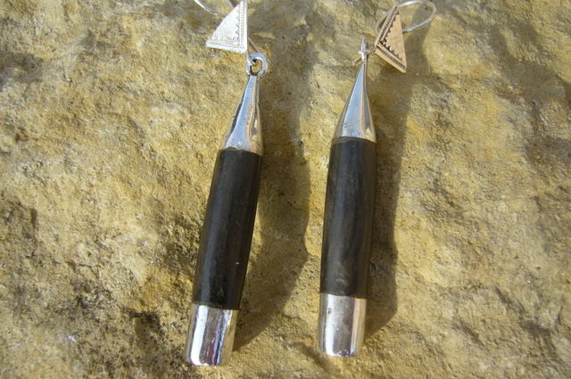 [BO216] Boucles Oreilles Tige Ebene et Argent