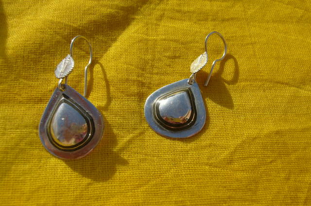 Boucles Oreilles Touareg Argent Goutte d'Eau