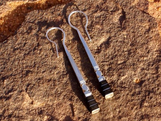 [BO201] Boucles Oreilles Touareg Ezaghan Carre