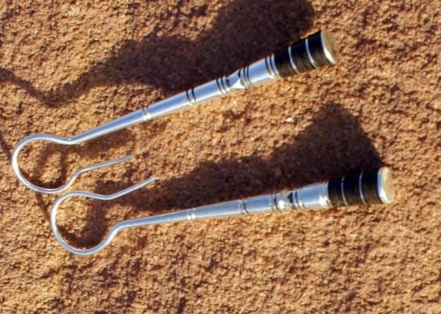 [BO212] Boucles Oreilles Touareg Grand Ezaghan Ronde 2