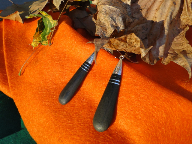 [BO220] Boucles Oreilles Touareg Larme Ebene