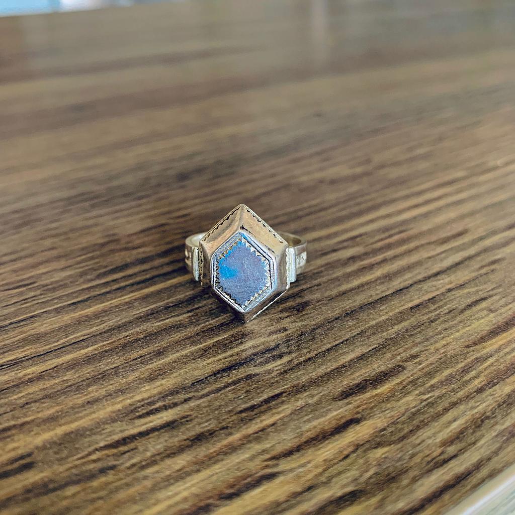 Bague Touareg Hexagonale Petite (50)
