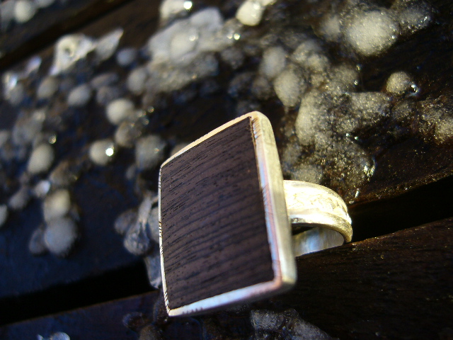 [BG20950] Bague Touareg Rectangle Ebene (50)