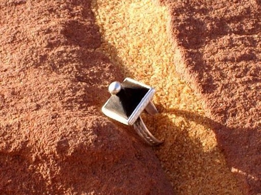 [BG201] Bague Touareg Carree Ebene