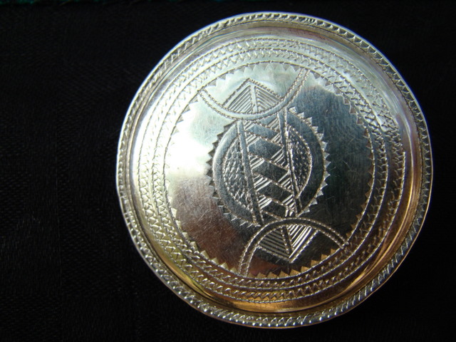 [AU102] Broche Touareg Argent