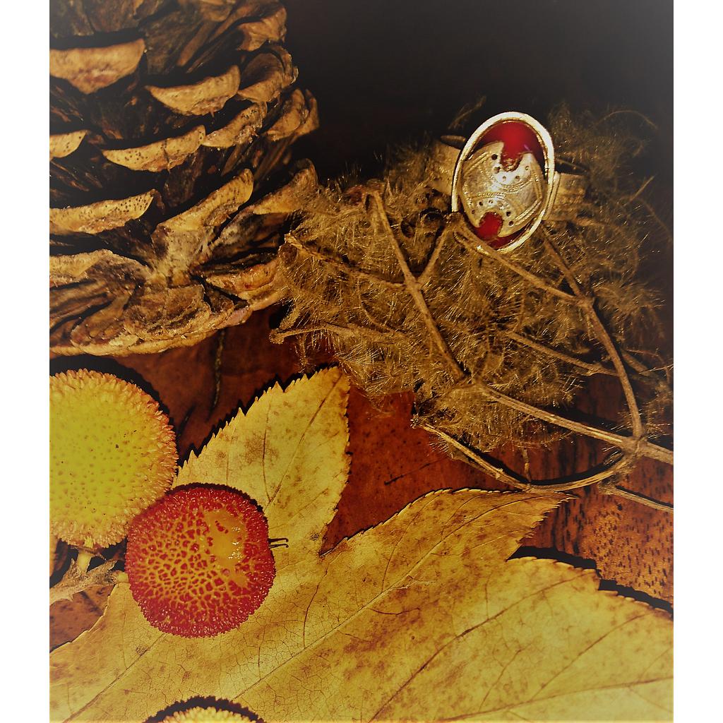 [BG318] New _ Bague Touareg Démon d'Agate