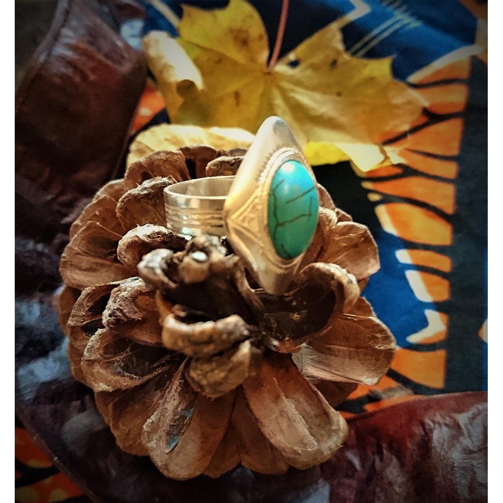 [BG319] New _ Bague Touareg Galaxie d'Argent