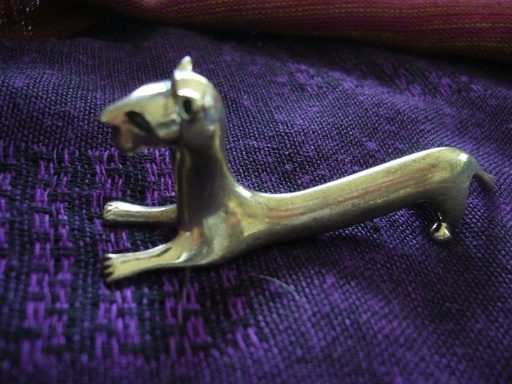[AT502] Porte-couteaux Argent Touareg Lionne