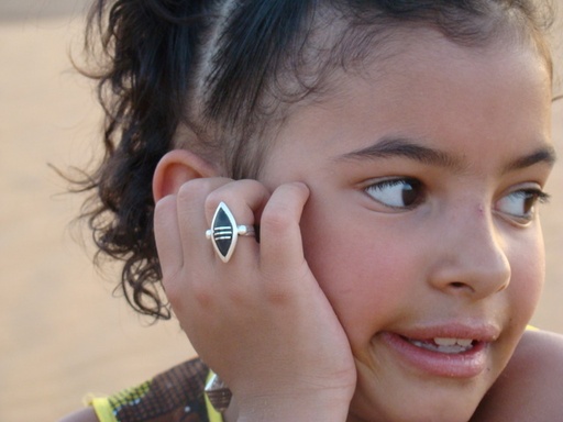 [BG202] Bague Touareg Losange Ebene