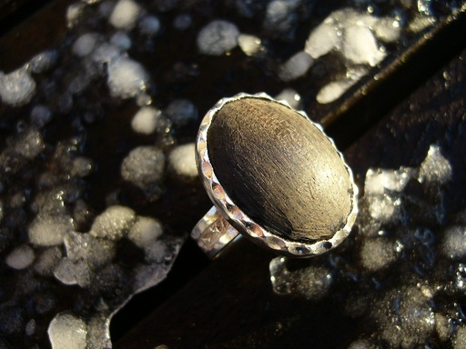 [BG603] Bague Touareg Ovale Ebene - Reglable