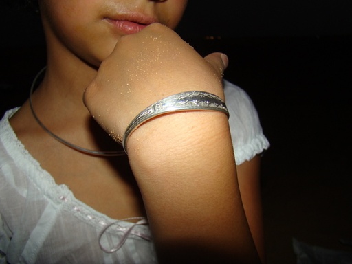 [BR501] Bracelet Touareg Argent Grave