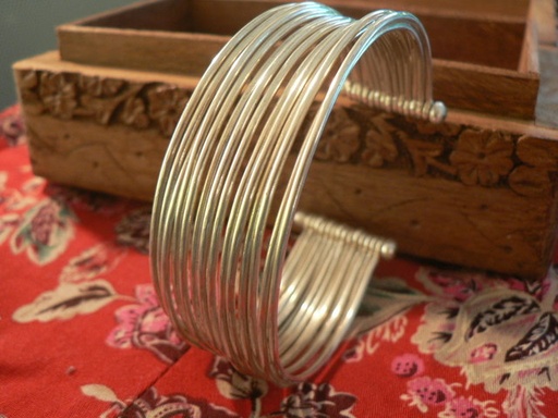 [BR605] Bracelet Touareg Fils d'Argent