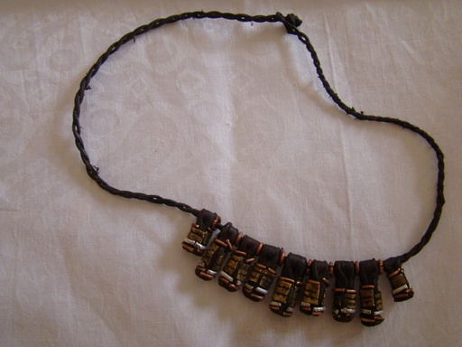 [IF4] Collier Cuir et Cuivre 3