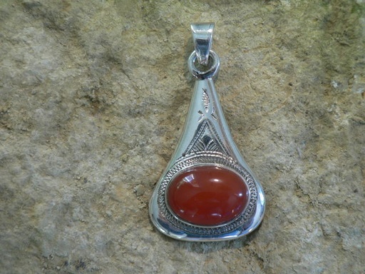[PD303] Pendentif Touareg Pierre Astre